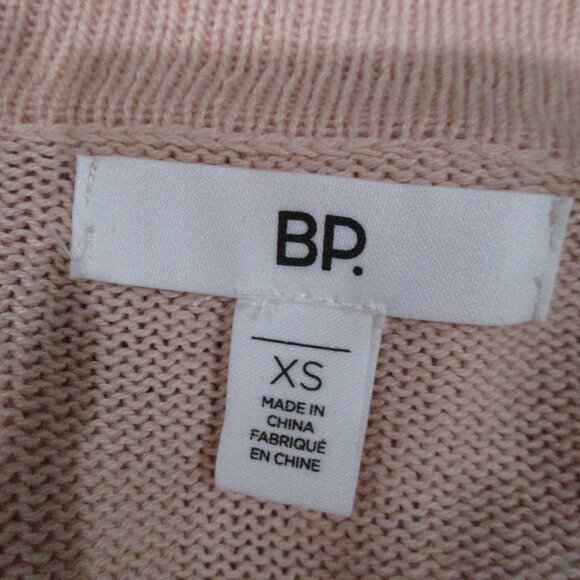 BP. Long Sleeve Collared Pointelle Detail Sweater - Picture 6 of 6